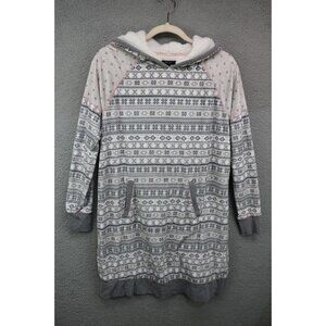 Simply Vera Wang Sherpa Lined Hoodie Gown-Size Medium